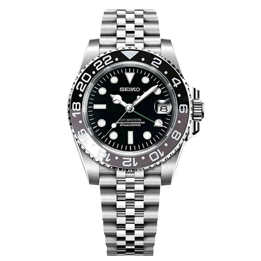 New mechanical water ghost men's mechanical watch SEIKO sports design multi-function steel belt men's business NH34 movement